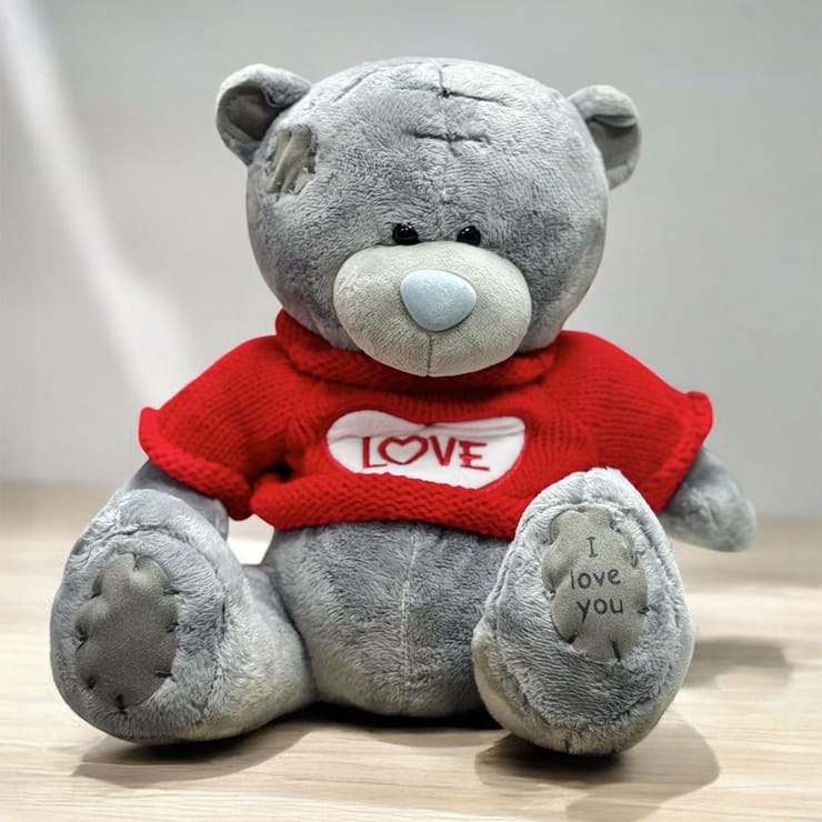 Мишка тедди I love u – доставка цветов в Красноильск