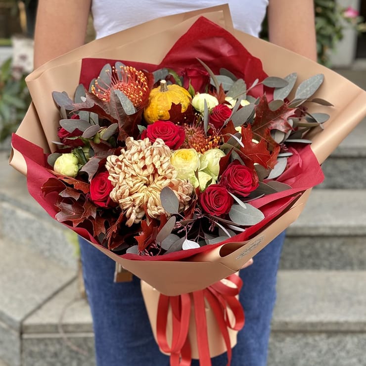 Осінній букет – доставка квітів у Ямпіль sumy