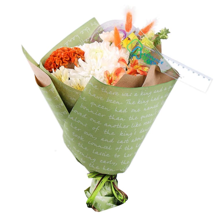 Букет квітів Циркуль – доставка квітів у Нижні Серогози