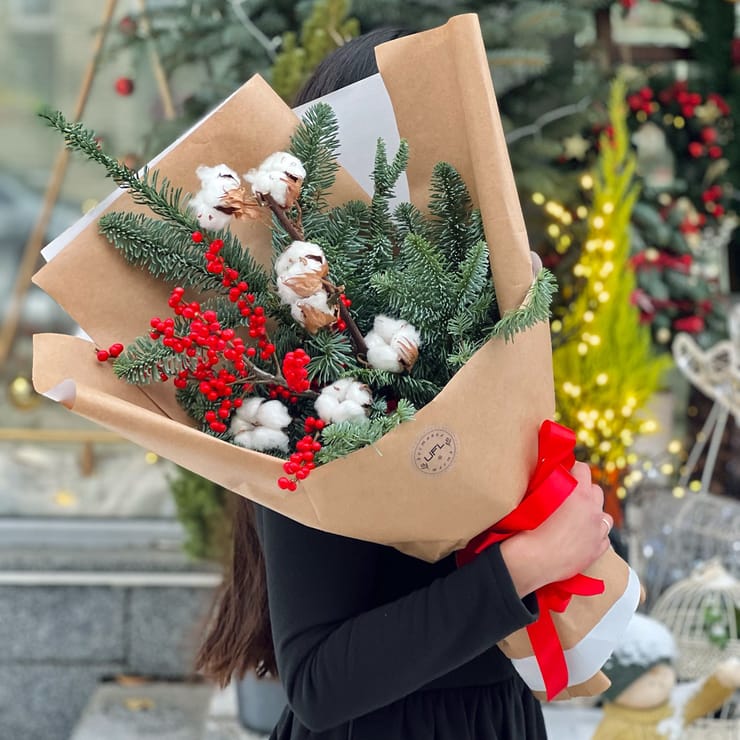 Зимовий комплімент – доставка квітів у Червоноармійськ