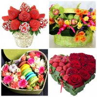 7 креативных букетов на День святого Валентина.