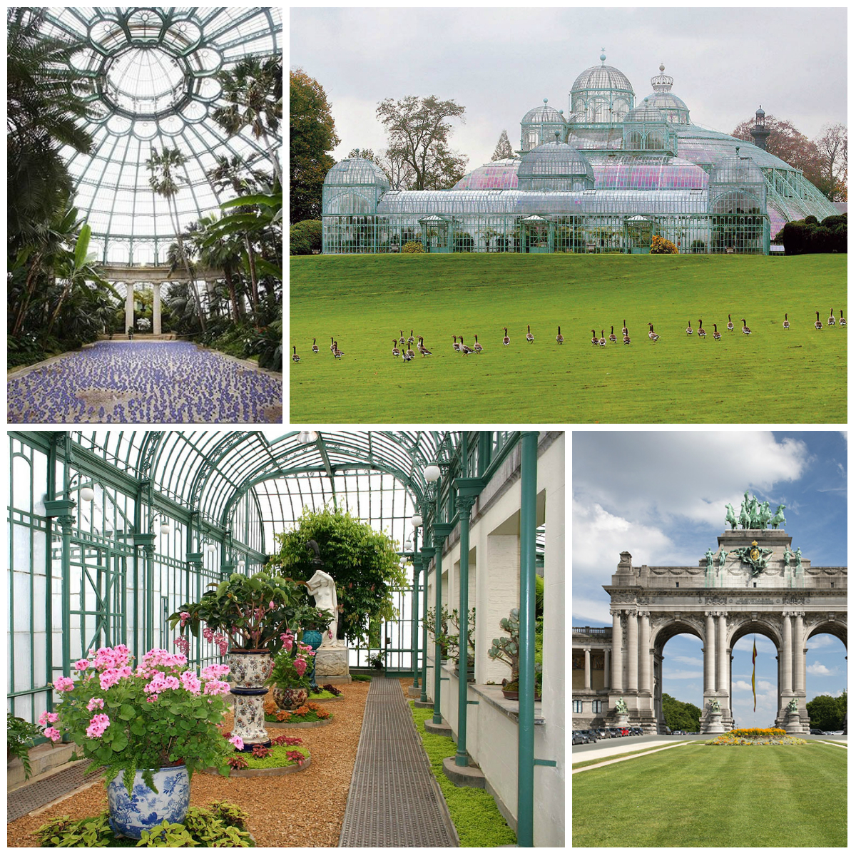 Royal greenhouses in Belgium
