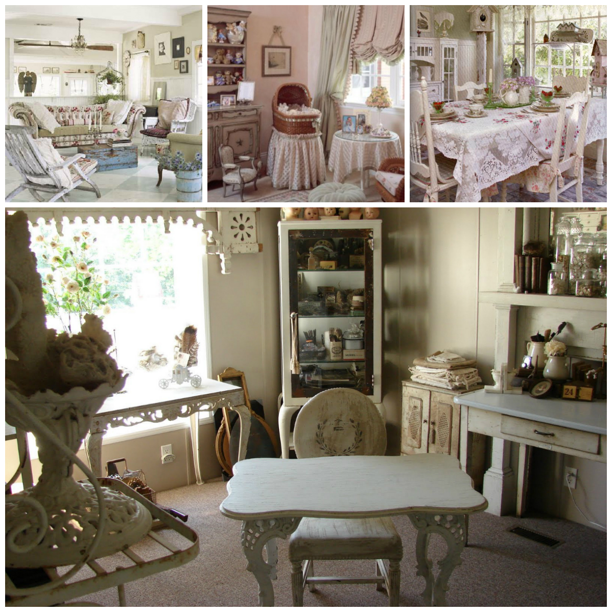 Vintage style clothing, interior and floral design