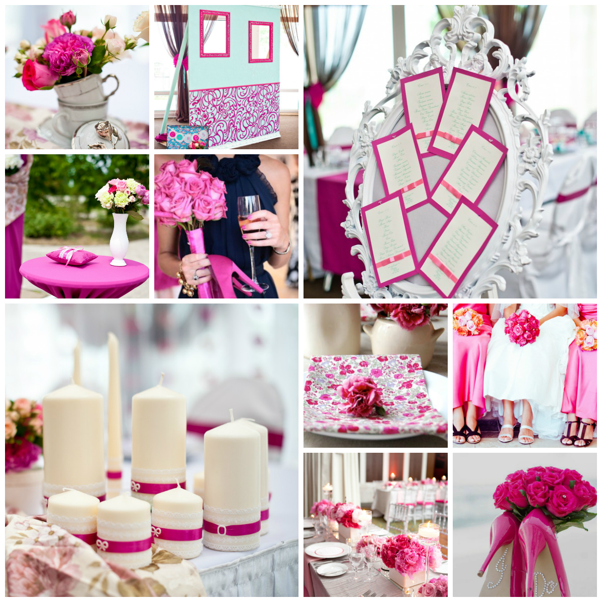 Wedding in Fuchsia: Bright Ideas