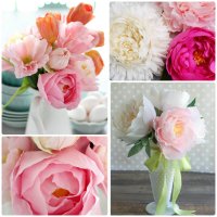 Букет цветов из бумаги своими руками!