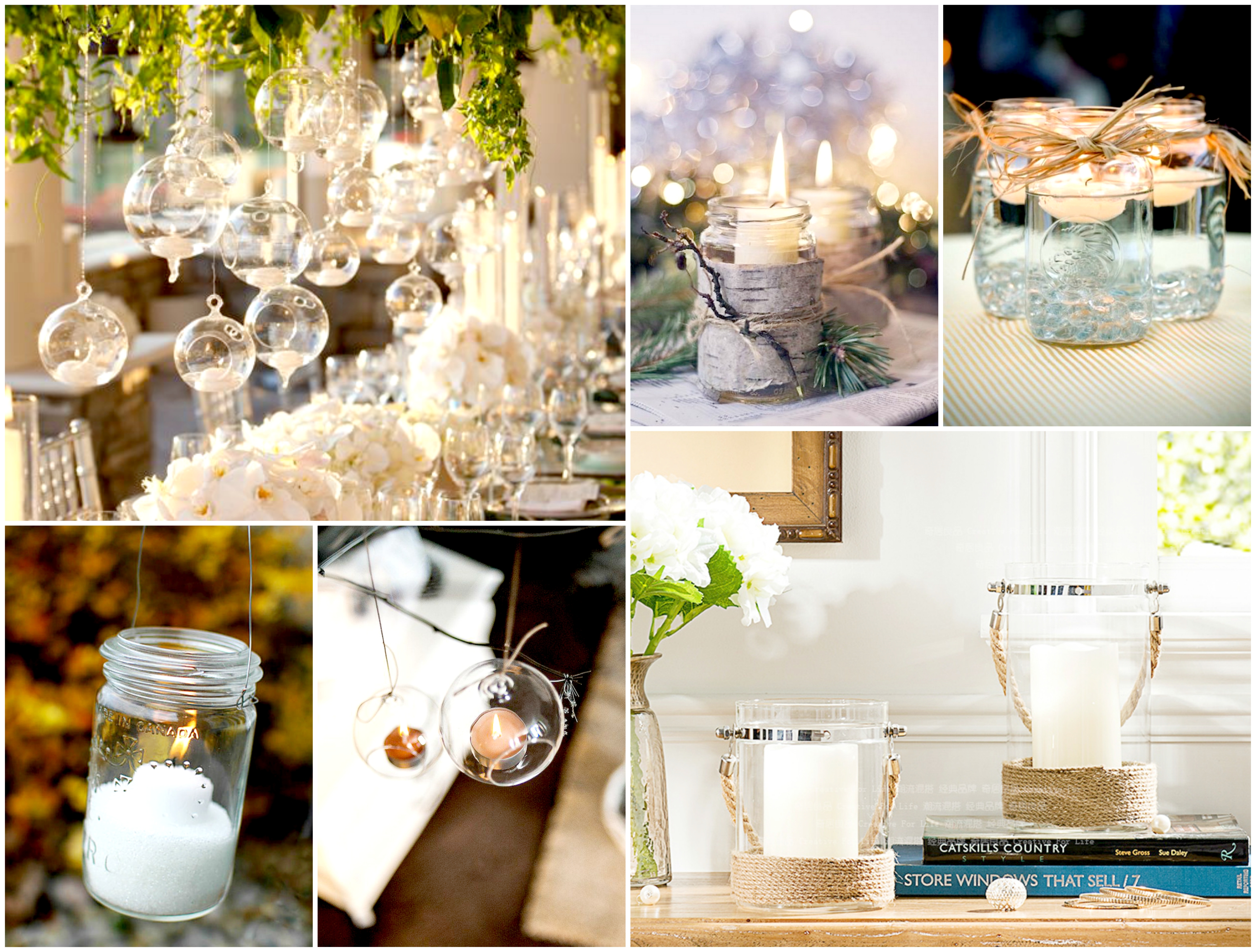 Glass candle holders Glass candle holders