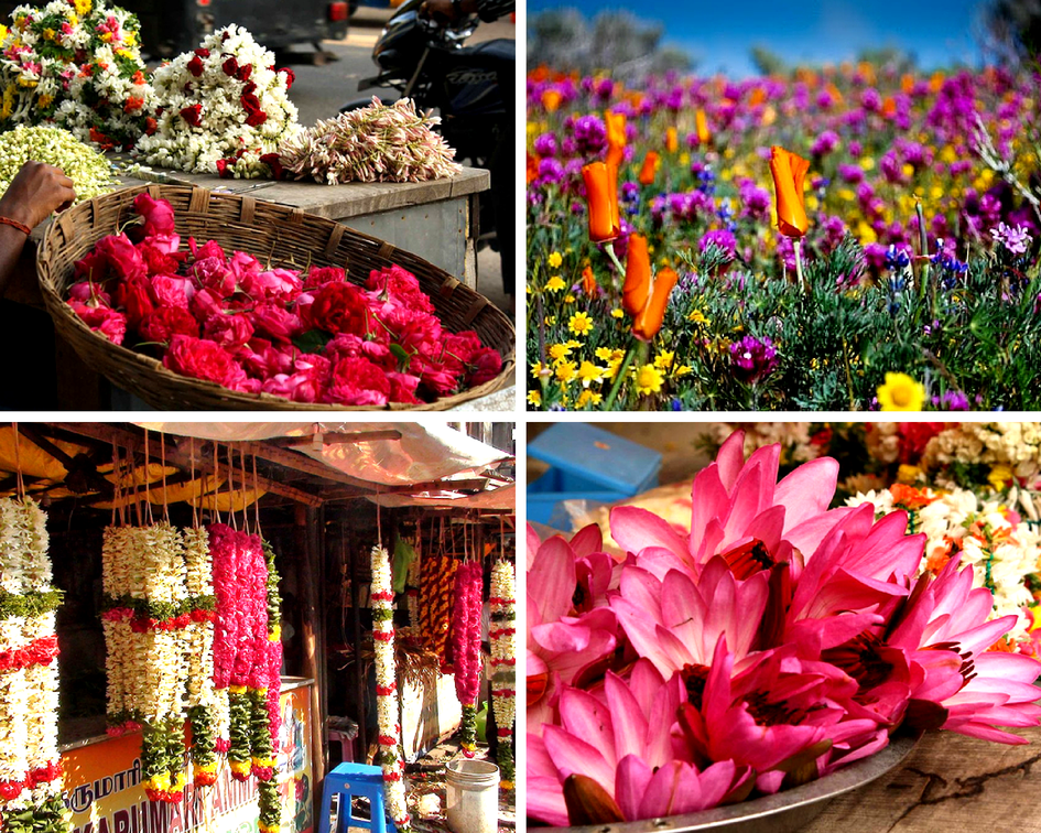 Цветочные традиции Индии