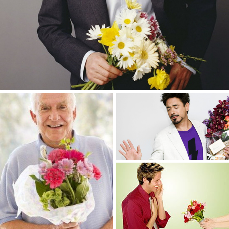 Minimalist bouquet for a man