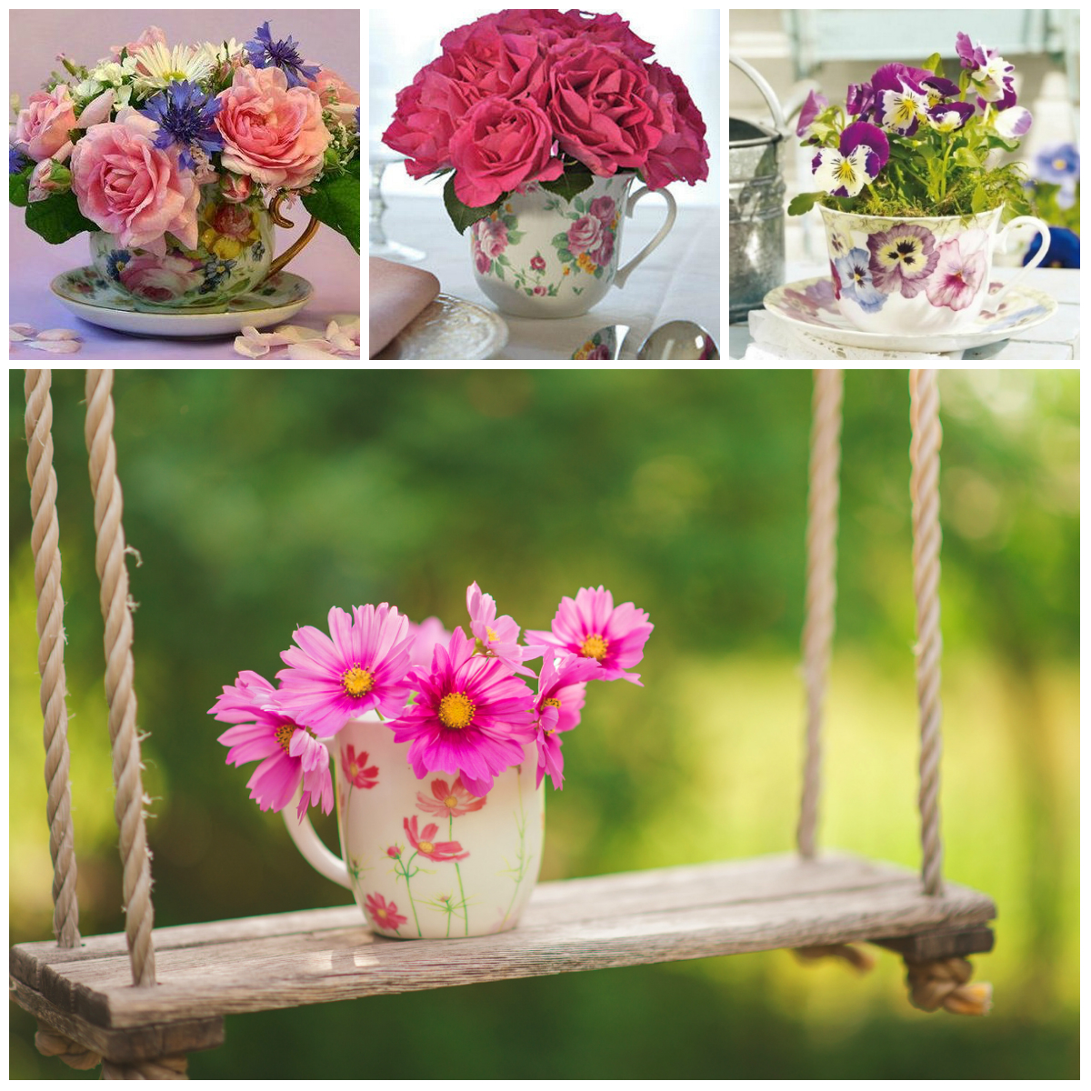 Flowers in a Cup