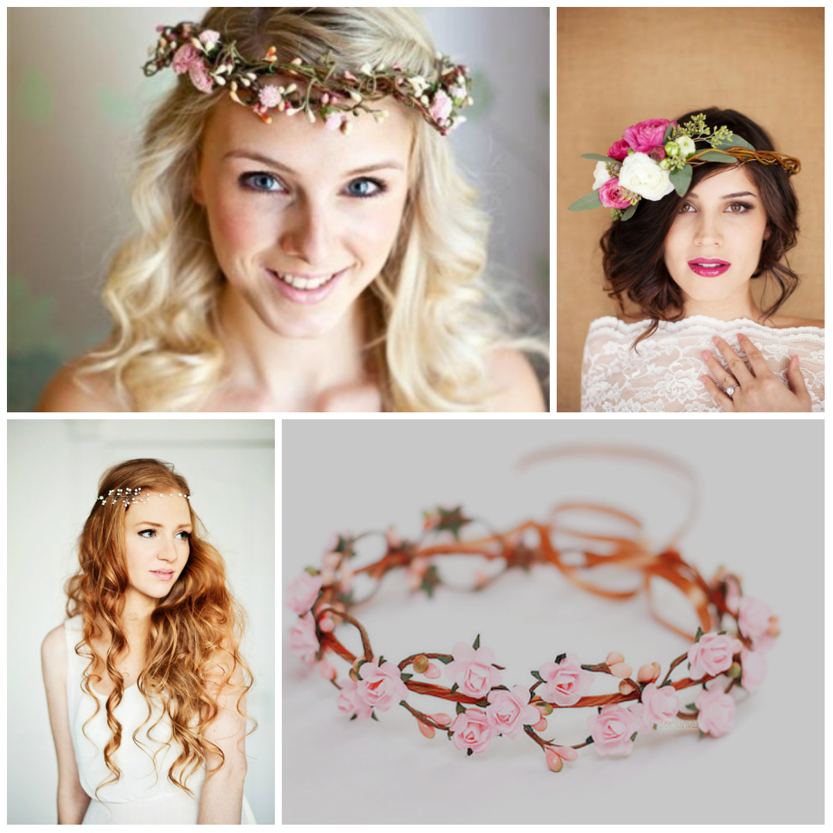 Flowers in the Hair: Creating a Gentle Bridal Image