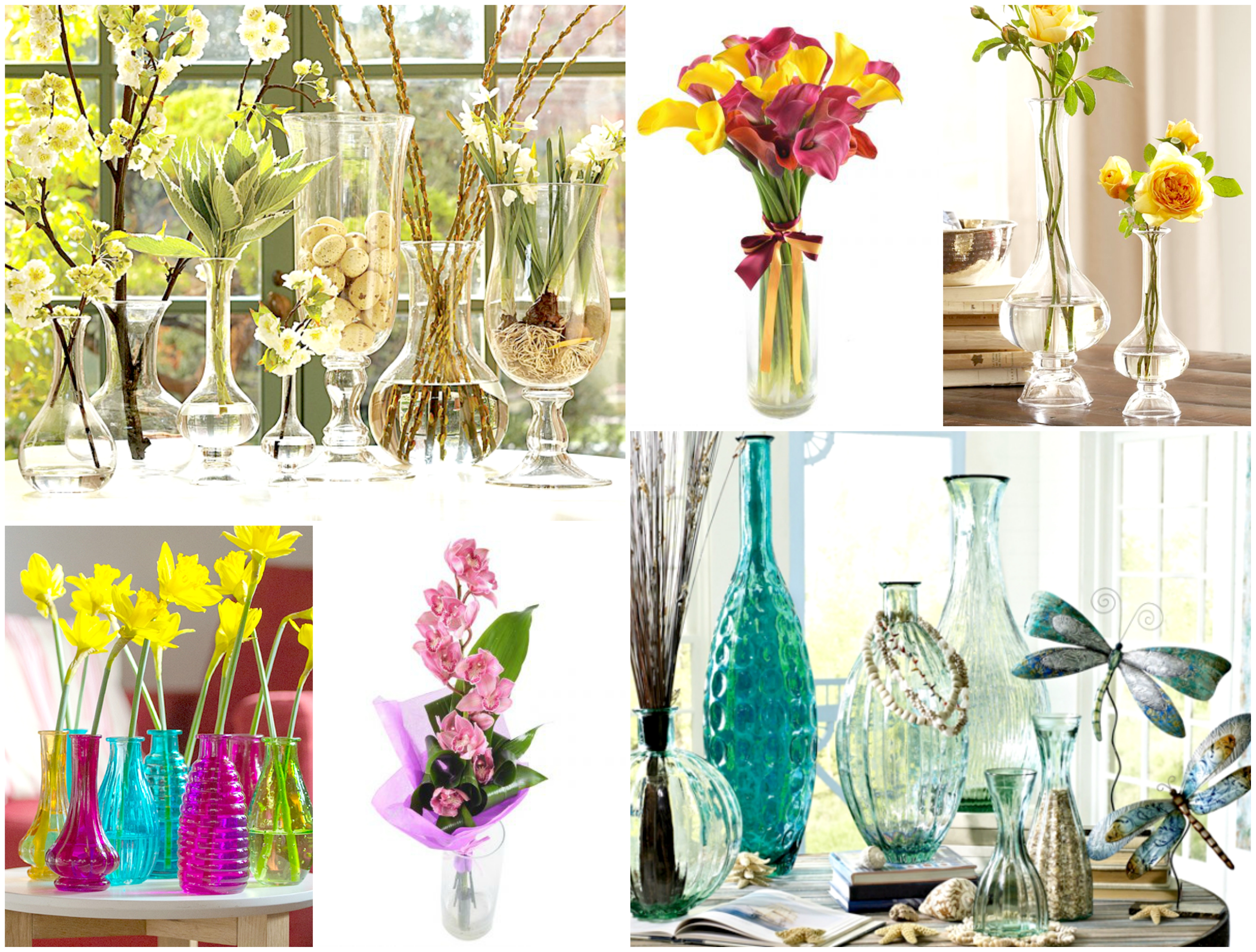 Simple glass vases Simple glass vases