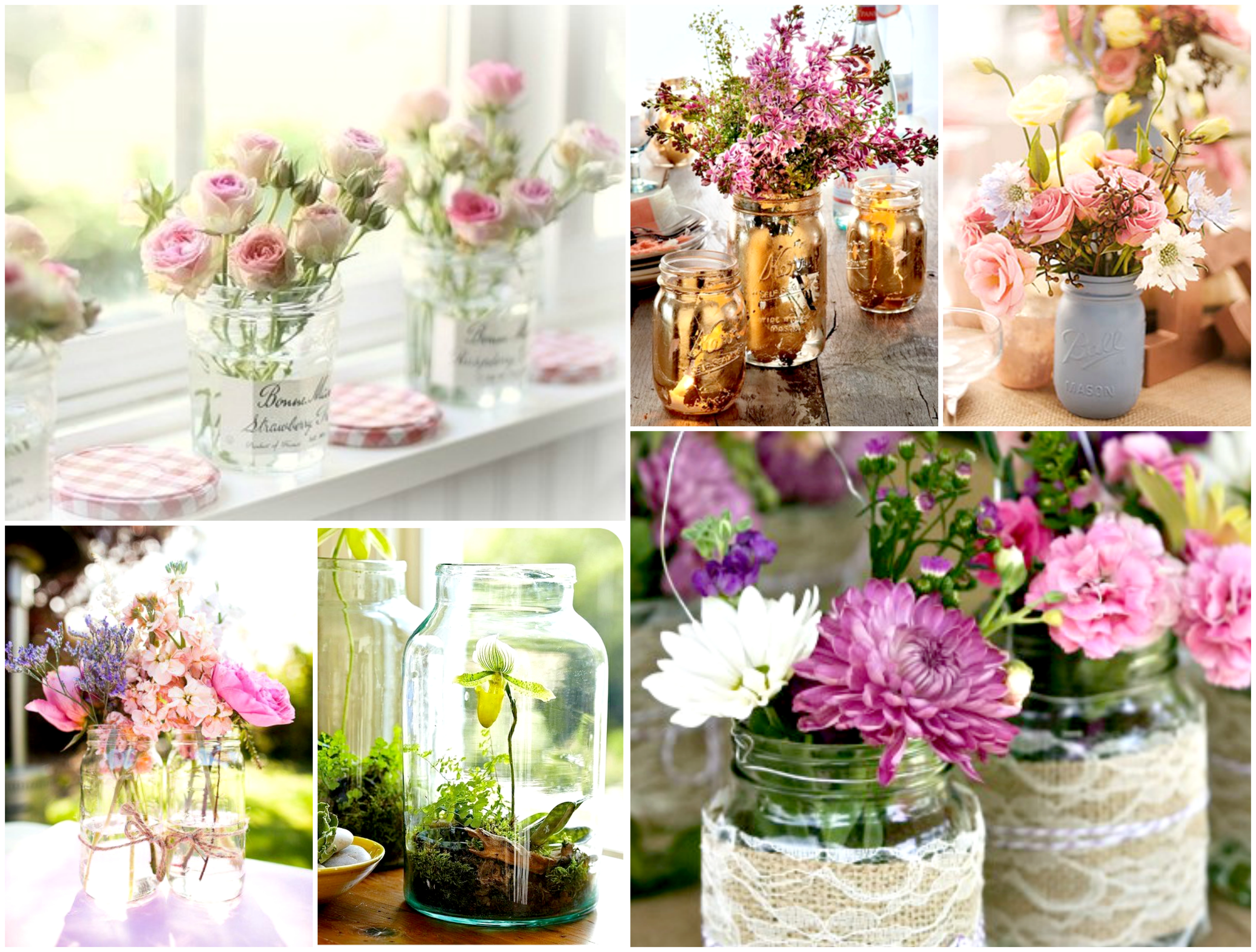 Glass jars Glass jars