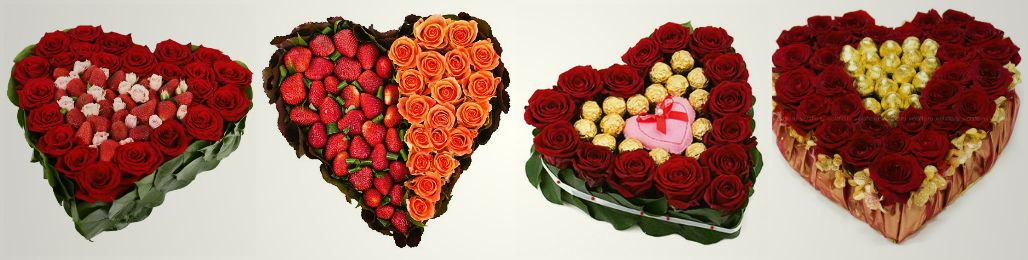 Heart of roses is the best gift for your loved one!