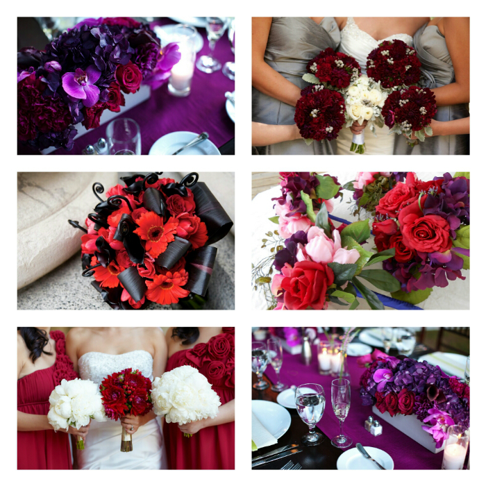 С чем сочетать красный в свадебном букете С чем сочетать красный в свадебном букете