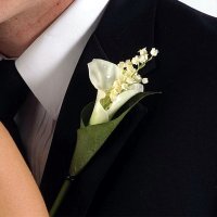 Лучшая бутоньерка для зимней свадьбы