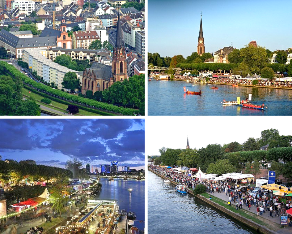 Музейная набережная во Франкфурте