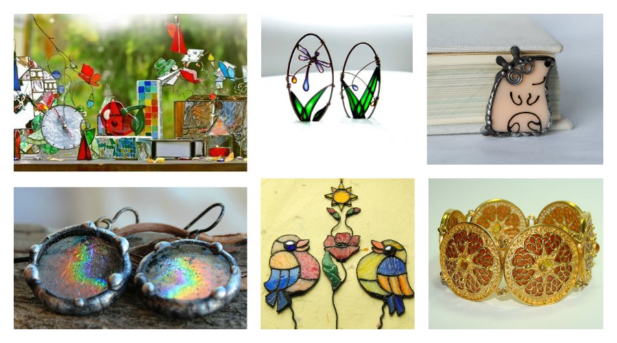 Витражные украшения Витражные украшения