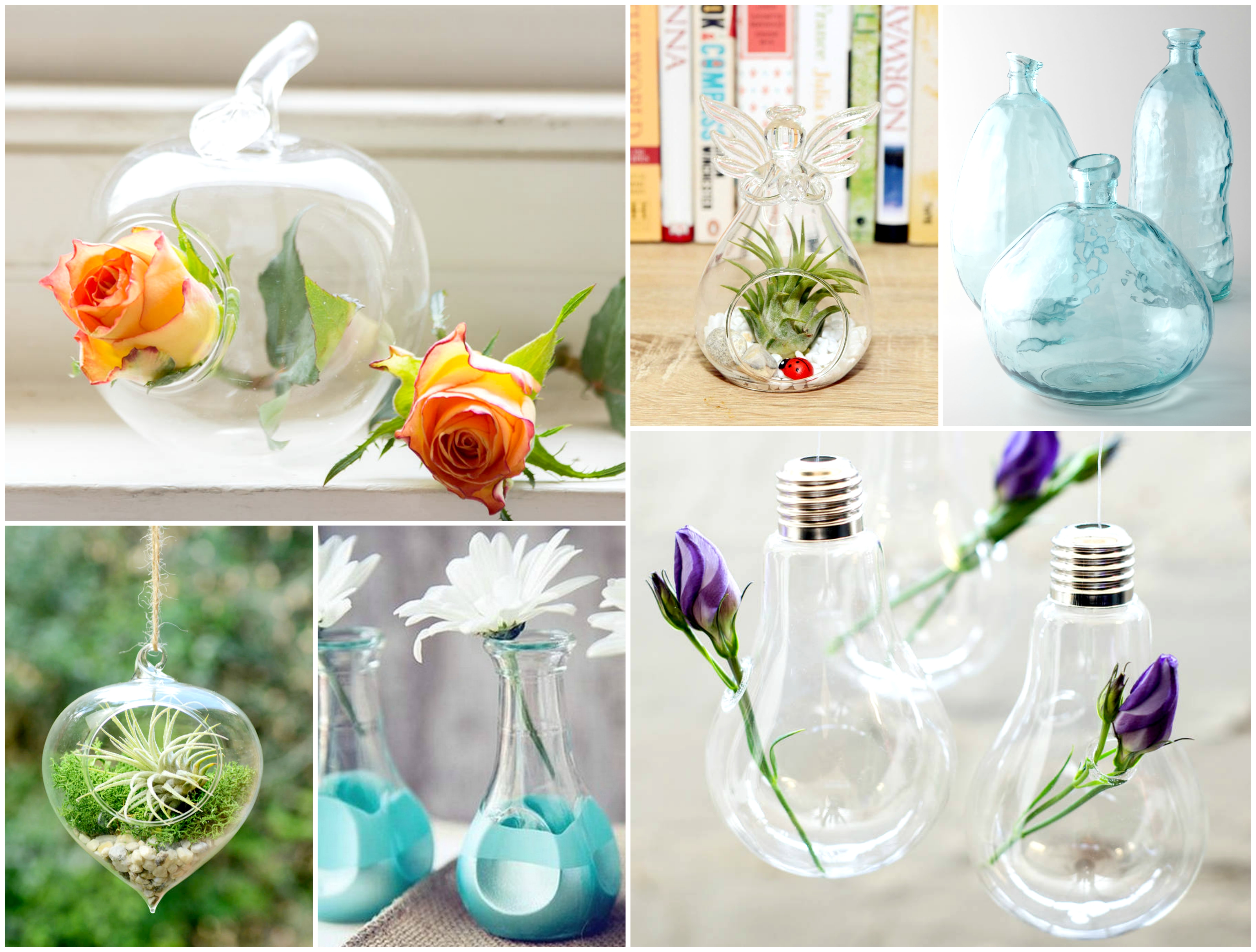 Original glass vases Original glass vases