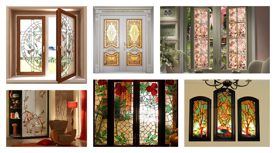 Витражные окна и двери Витражные окна и двери