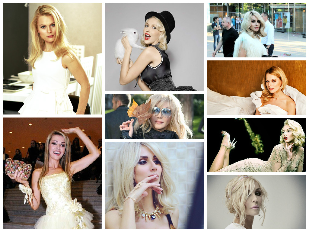 Знаменитые блондинки Украины Знаменитые блондинки Украины
